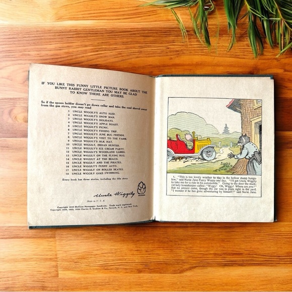 VINTAGE 1930 Uncle Wiggily’s Funny Auto by Howard R. Garis - Picture 4 of 8